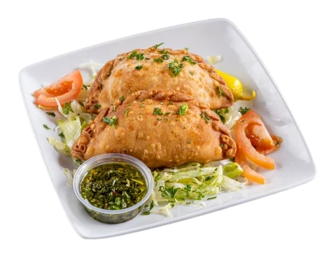 2 ROASTED VEGETABLE(VEGAN) EMPANADA